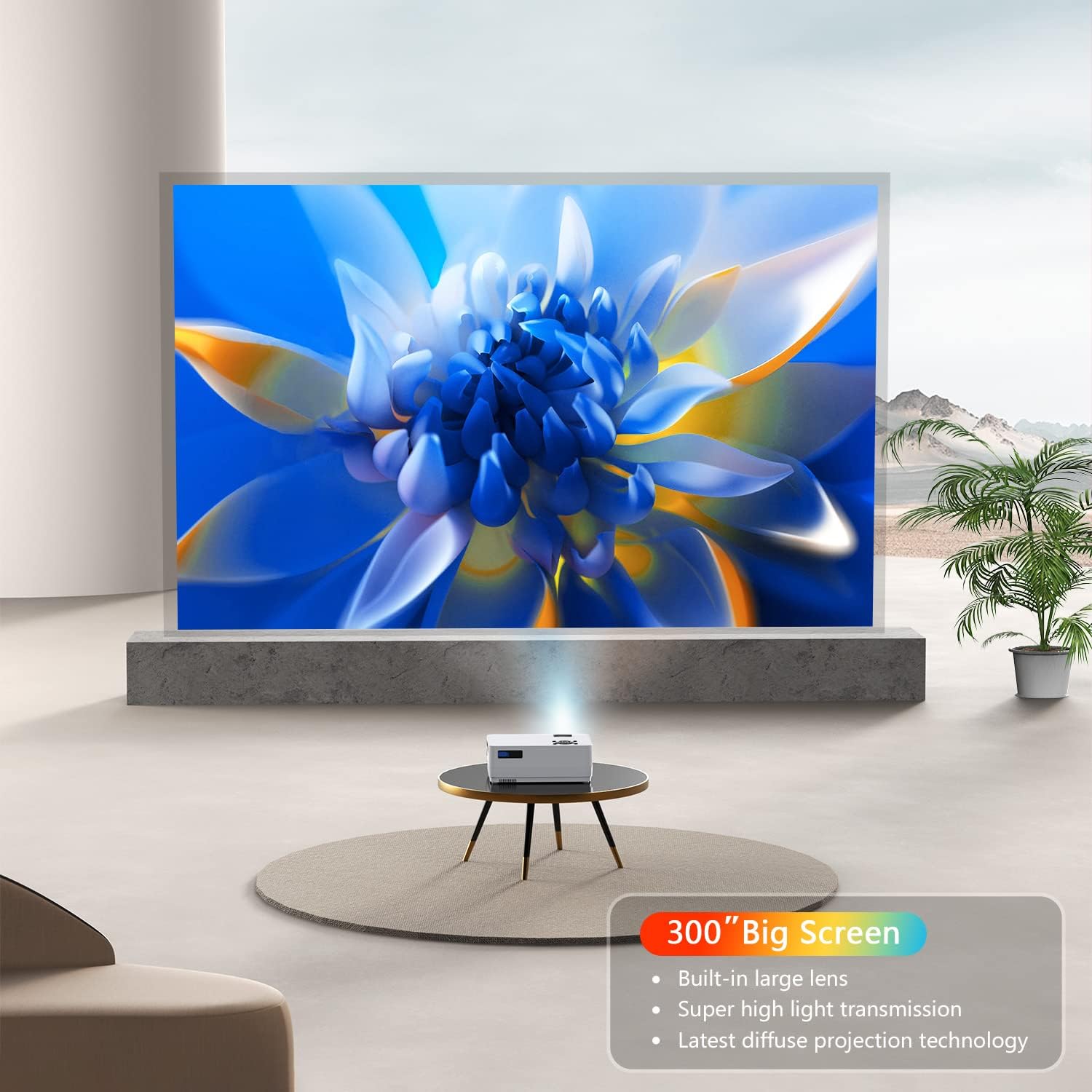 Detalle de Roconia 1080p projector