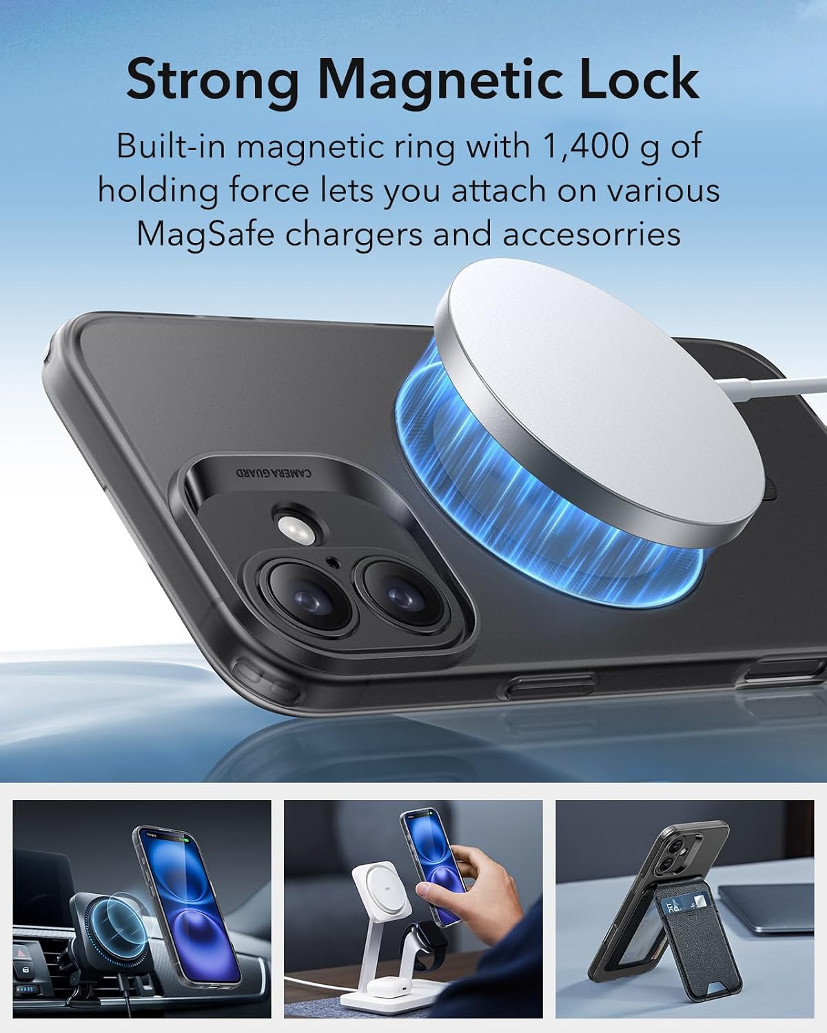 Detalle de ESR MagSafe Case for iPhone 16