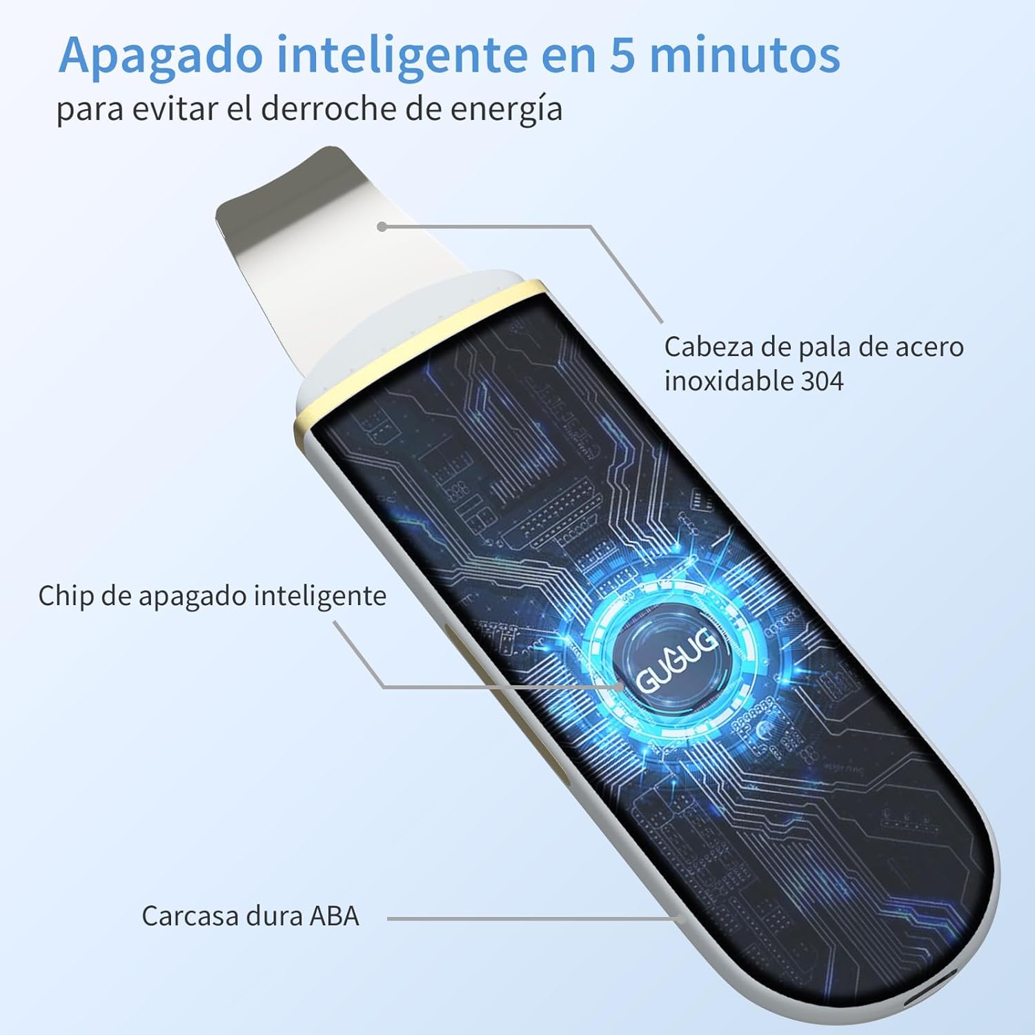 Thumbnail 3 de GUGUG Peeling Ultrasónico Facial 4 modos