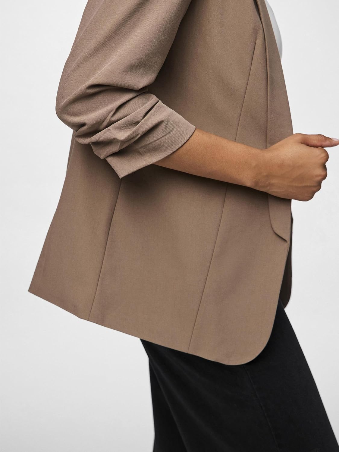Detalle de PIECES Blazer PCBOSELLA – eleganter 3/4-Ärmel Blazer in regulärer Passform