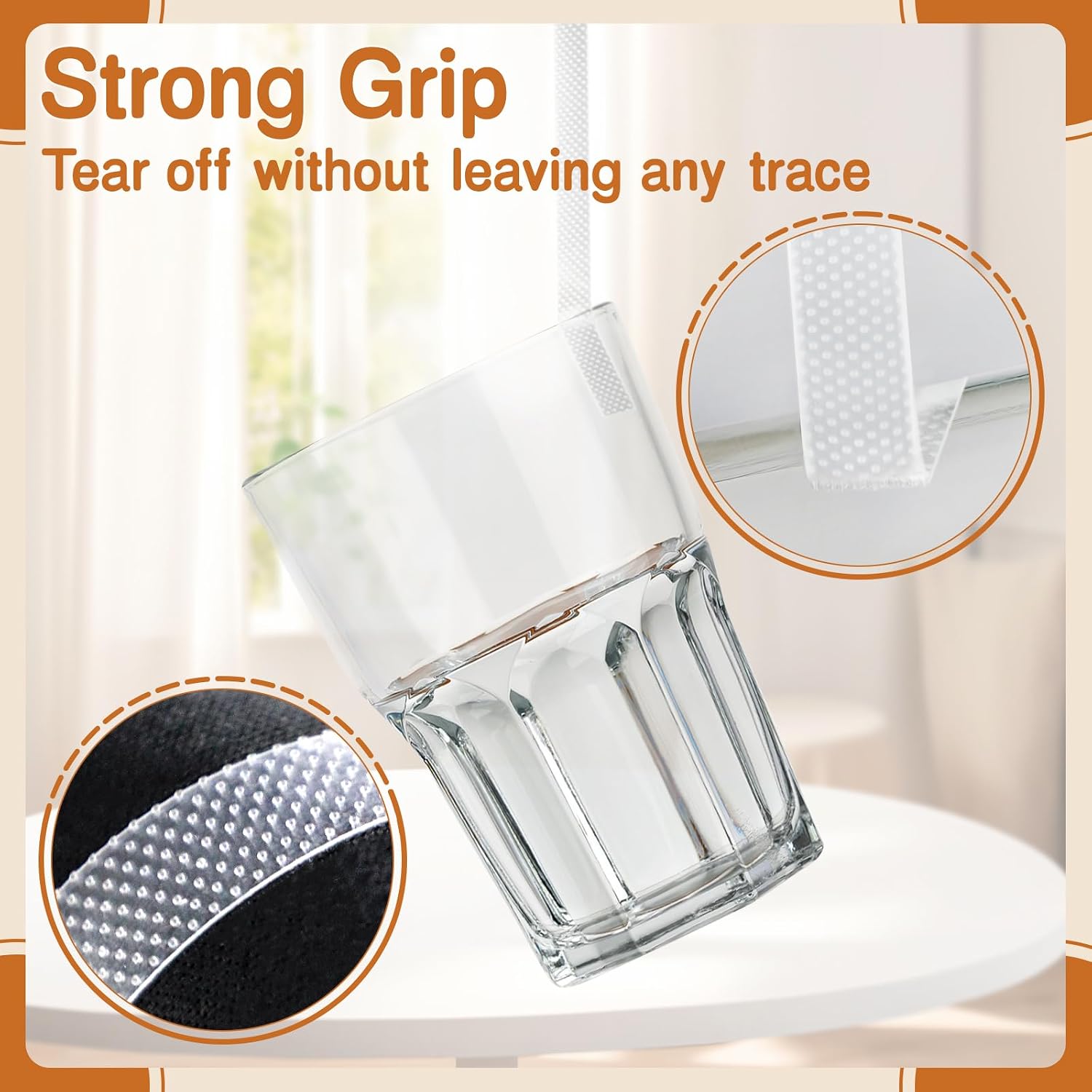Detalle 2 de Fly Screens for Windows – 3 Pack Self-Adhesive Insect Netting (White Mesh, DIY Cut to Size)