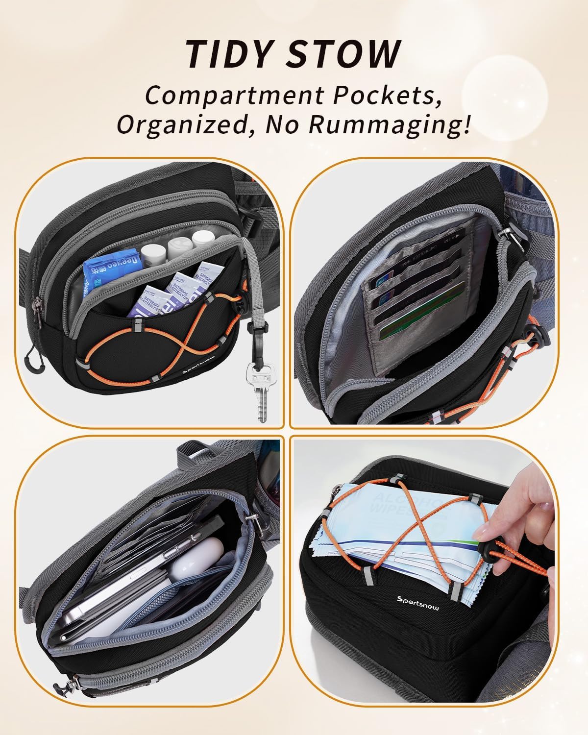 Thumbnail 5 de Sportsnew Hydration Waist Pack with Water Bottle Holder (2L) for Running, Hiking & Dog Walking