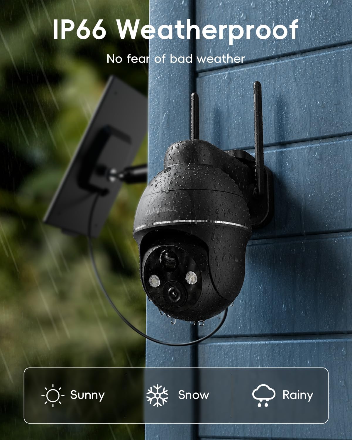 Thumbnail 6 de ZUMIMALL Solar Security Camera, 2K