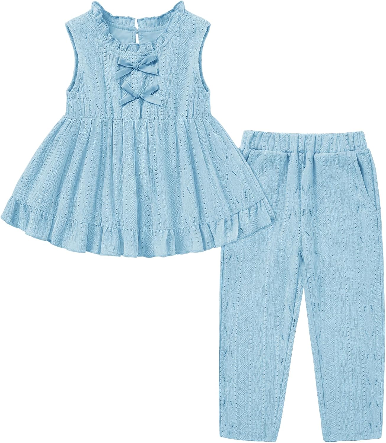 Thumbnail 6 de Latnnut Toddler Girls Outfit, 2-Piece Set