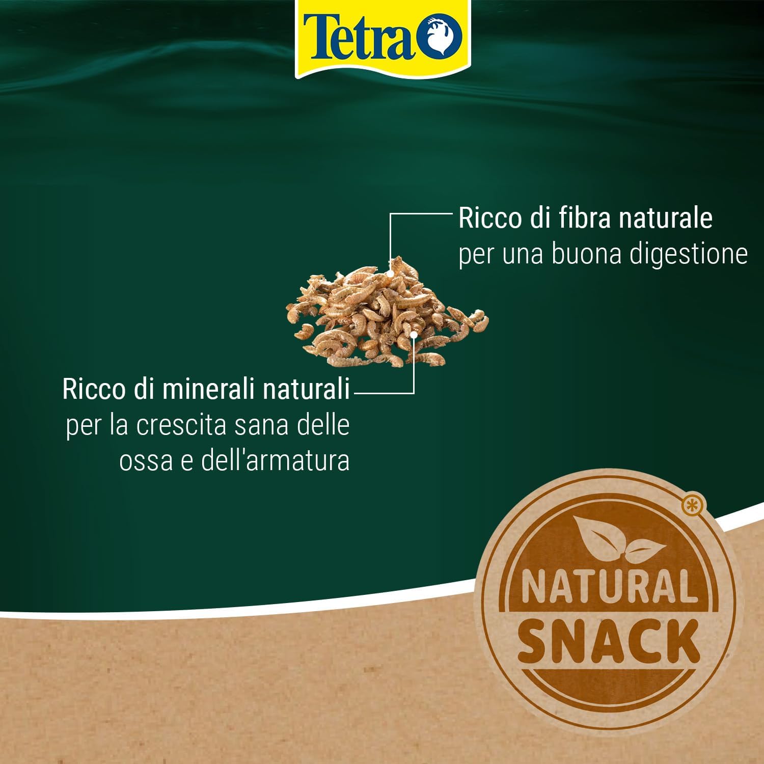 Detalle de ReptoDelica Gammarus Turtle Food – Cibo naturale a base di gamberetti d'acqua dolce (250 ml) per tartarughe