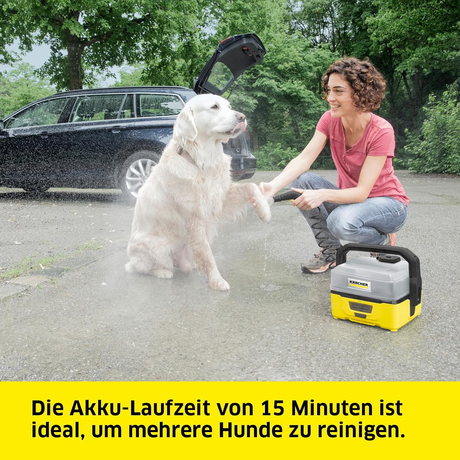 Thumbnail 4 de Kärcher Mobile Outdoor Cleaner OC 3 Pet Box – mobiler Niederdruck-Reiniger mit 4-Liter-Wassertank und Akku