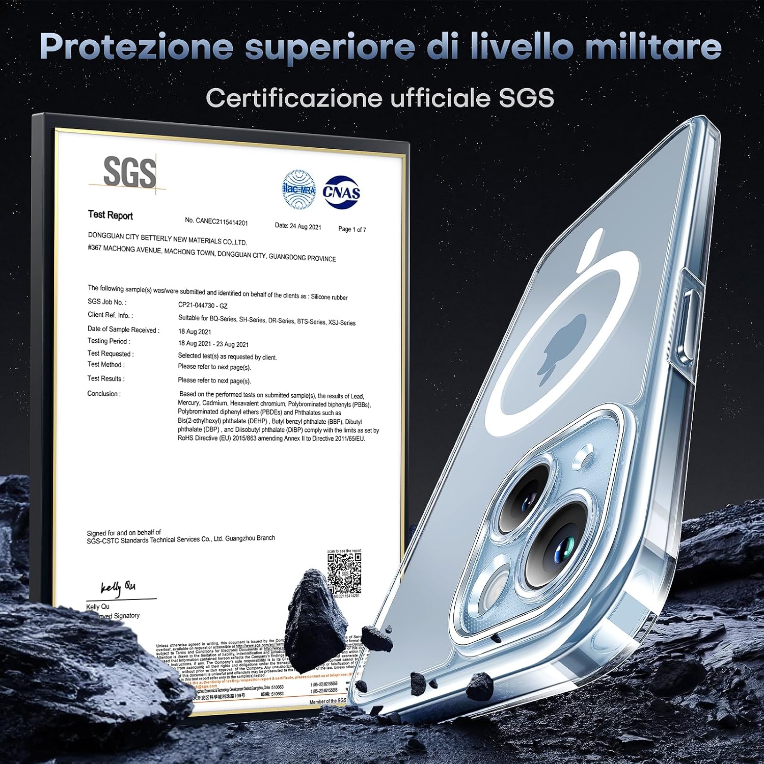 Detalle 2 de TOCOL Cover Magnetica iPhone 14 6,1 pollici