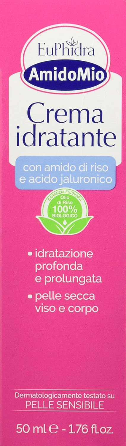 Detalle de Euphidra amidoMio hydraterende crème met rijstzetmeel en hyaluronzuur, 50 ml