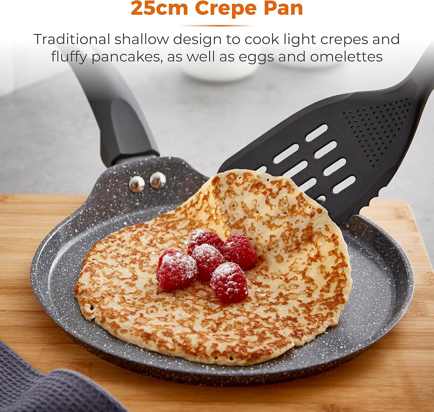 Thumbnail 2 de Tower T81287 Cerastone Crepe Pan 25cm