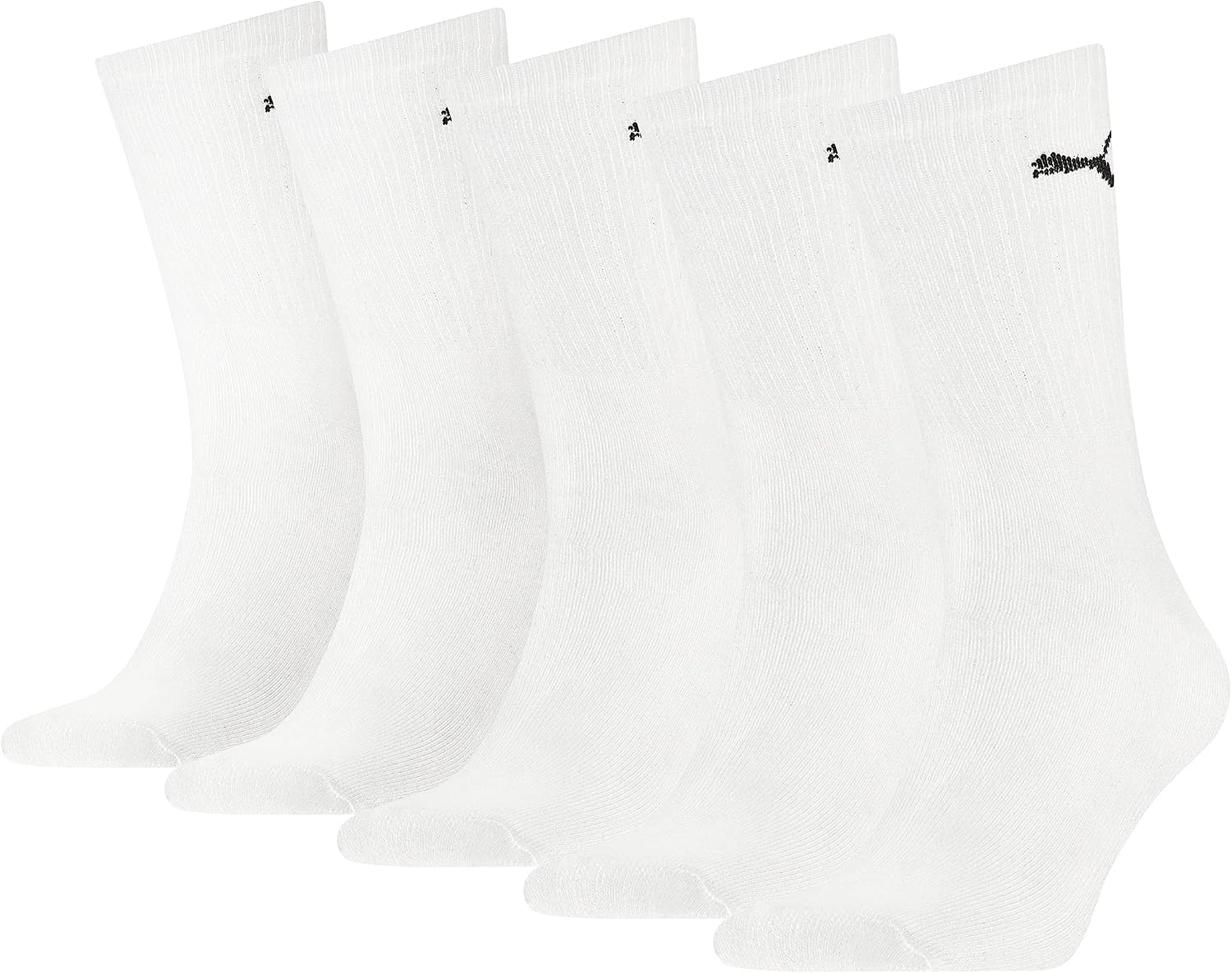 Detalle de PUMA Crew Calzini Unisex Adulto (Pacco da 5): comfort e morbidezza per ogni passo