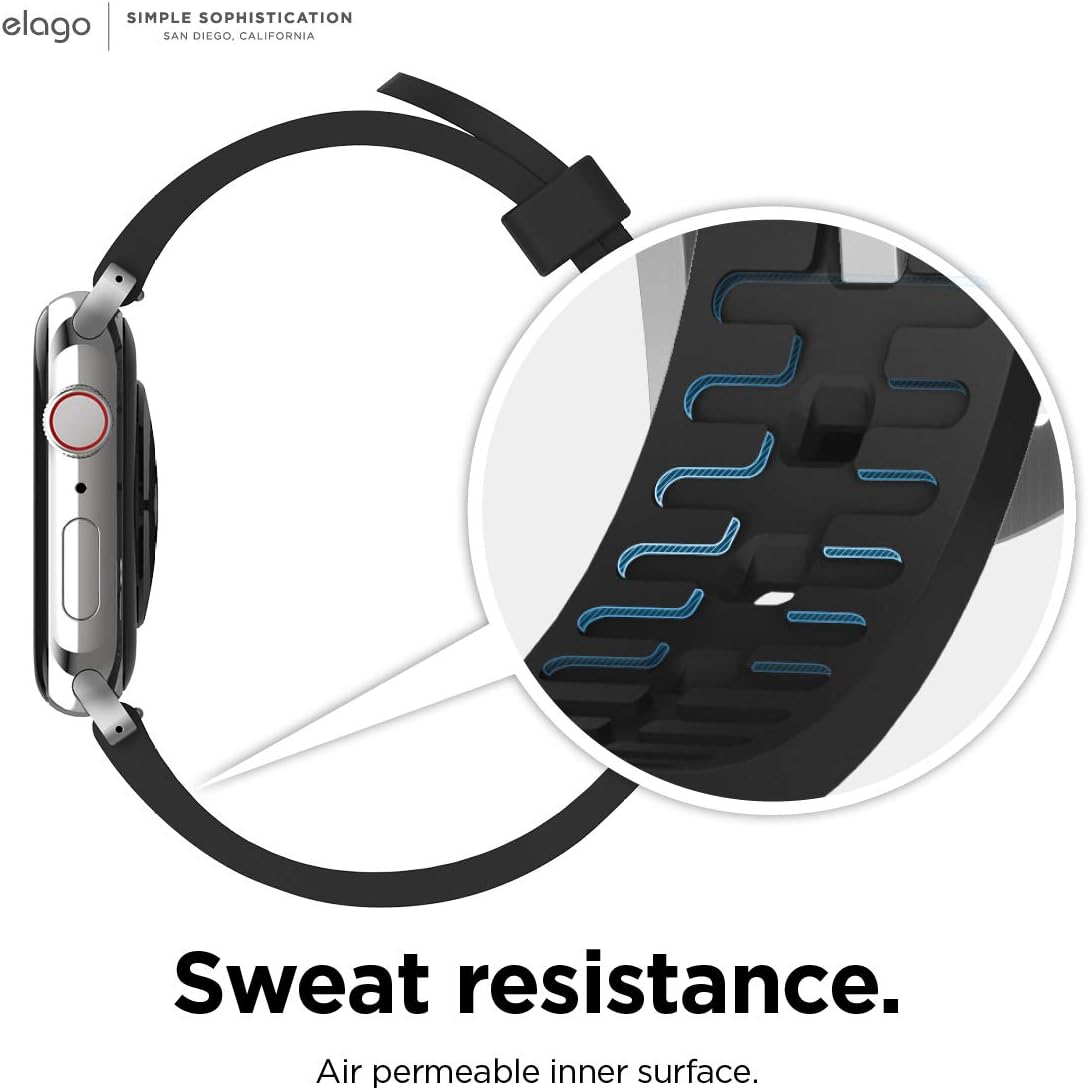 Thumbnail 3 de elago Cinturino Sport per Apple Watch 42/41/40/38 mm – gomma fluorica traspirante