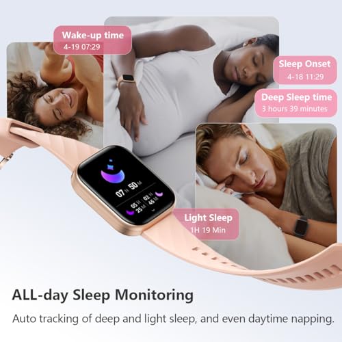 Thumbnail 3 de FITVII Smart Watch for Men and Women (Answer & Make Calls) – Health & Fitness Tracker with 100+ Modes
