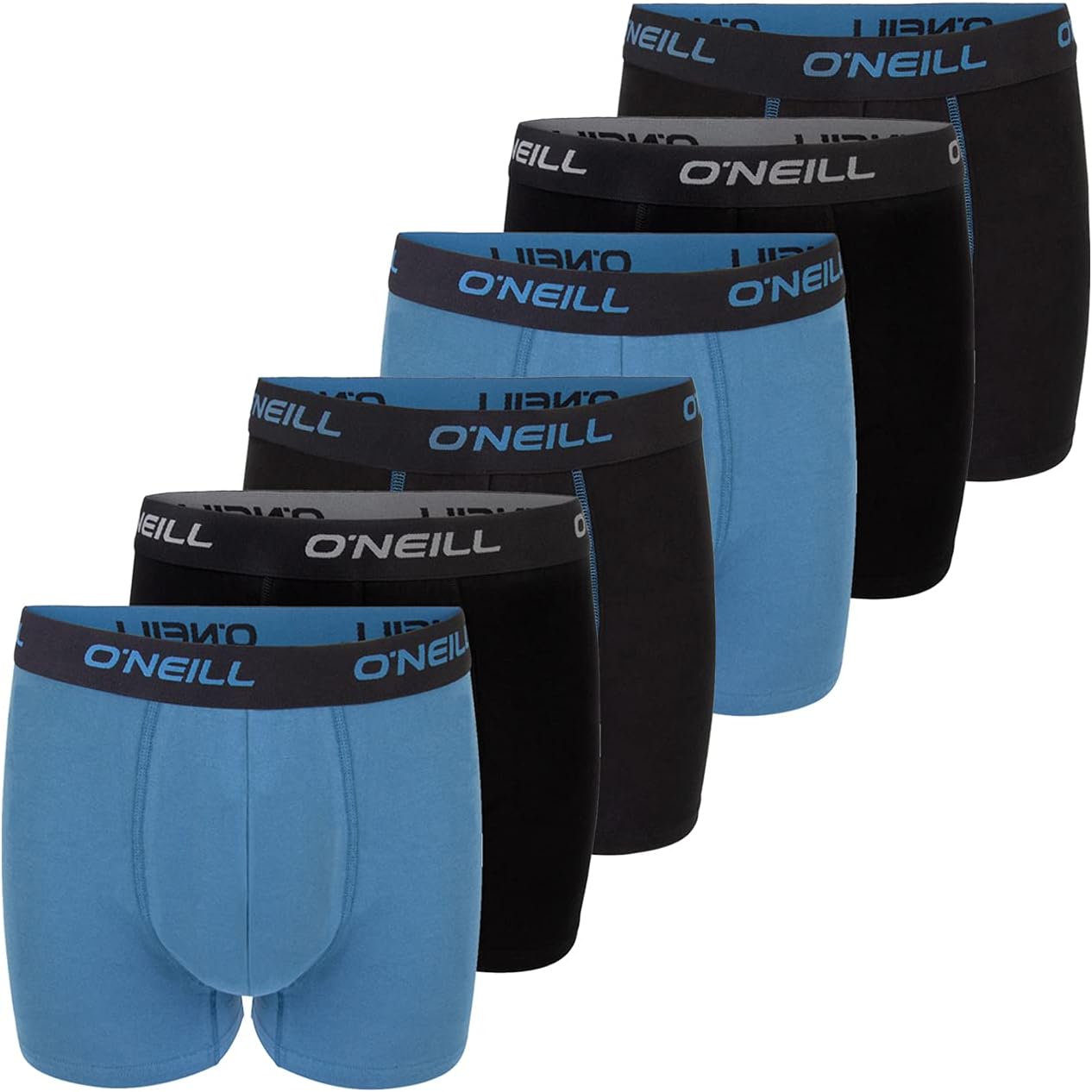 Thumbnail 6 de O'Neill Boxershorts Herren 6er Pack Baumwolle Uni – Basic Trunk
