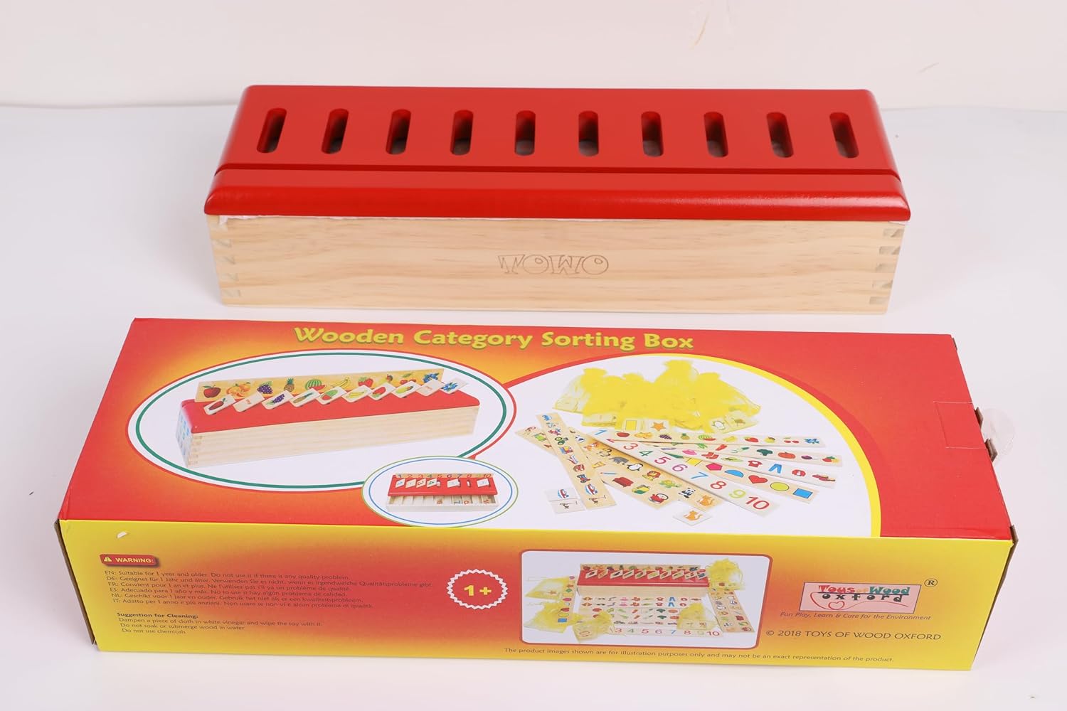 Thumbnail 6 de Toys of Wood Oxford TOWO wooden sorting box for toddlers (Montessori picture-matching)