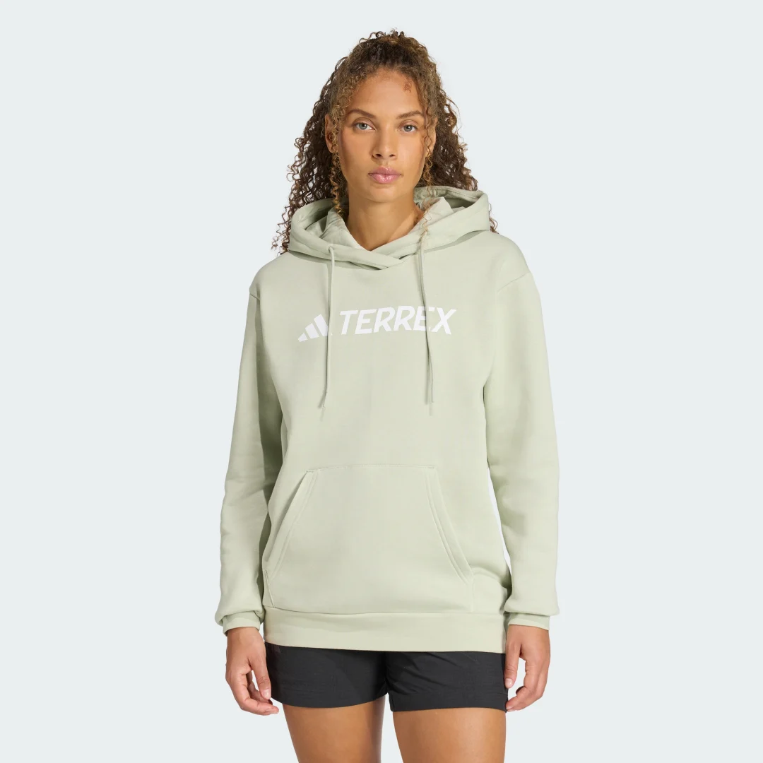 Detalle de Adidas Terrex Sudadera Multi Large Logo Verde