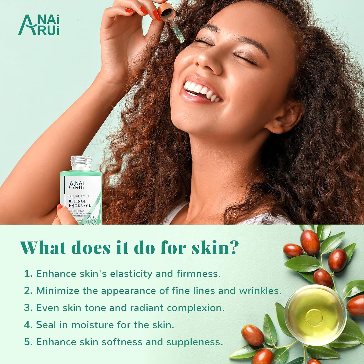 Detalle de Olio viso ANAiRUi al retinolo 30 ml