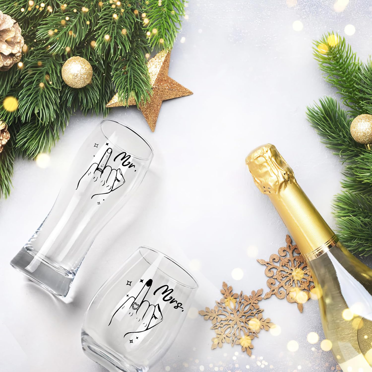 Detalle 1 de Joymaking Weinglas- & Bierglas Set 520 ml