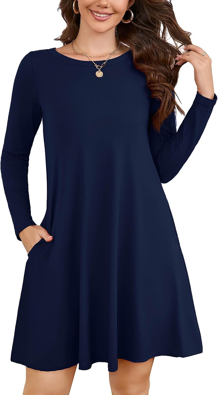 Detalle de KORSIS Women's T-Shirt Dress, 95% Polyester