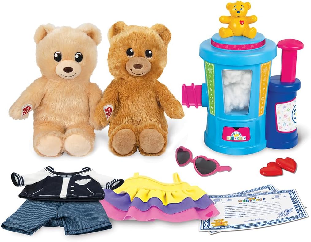 Casdon Build-A-Bear Workshop stuffing station set (for ages 3+) with lights