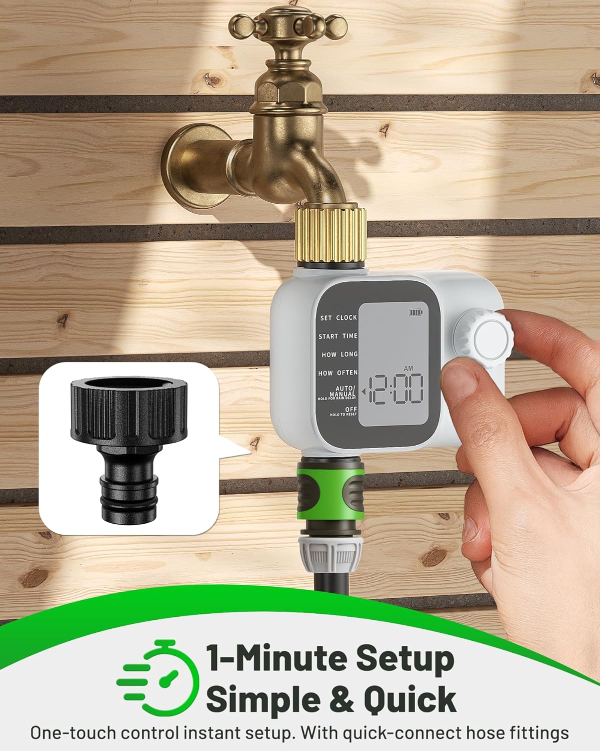Thumbnail 3 de [2026 All-New] Water Timer by Unistyle: Brass Inlet Hose Timer for Irrigation