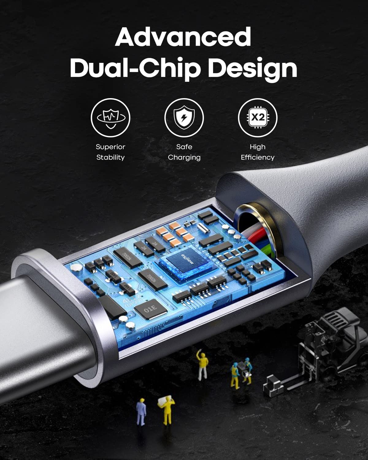 Thumbnail 3 de eyjiew USB C Charger Cable 1m 5-Pack