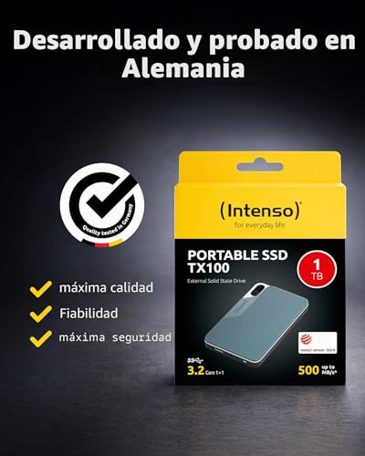 Thumbnail 8 de Intenso TX100 1TB USB-C 3.2 Gen1 Blue