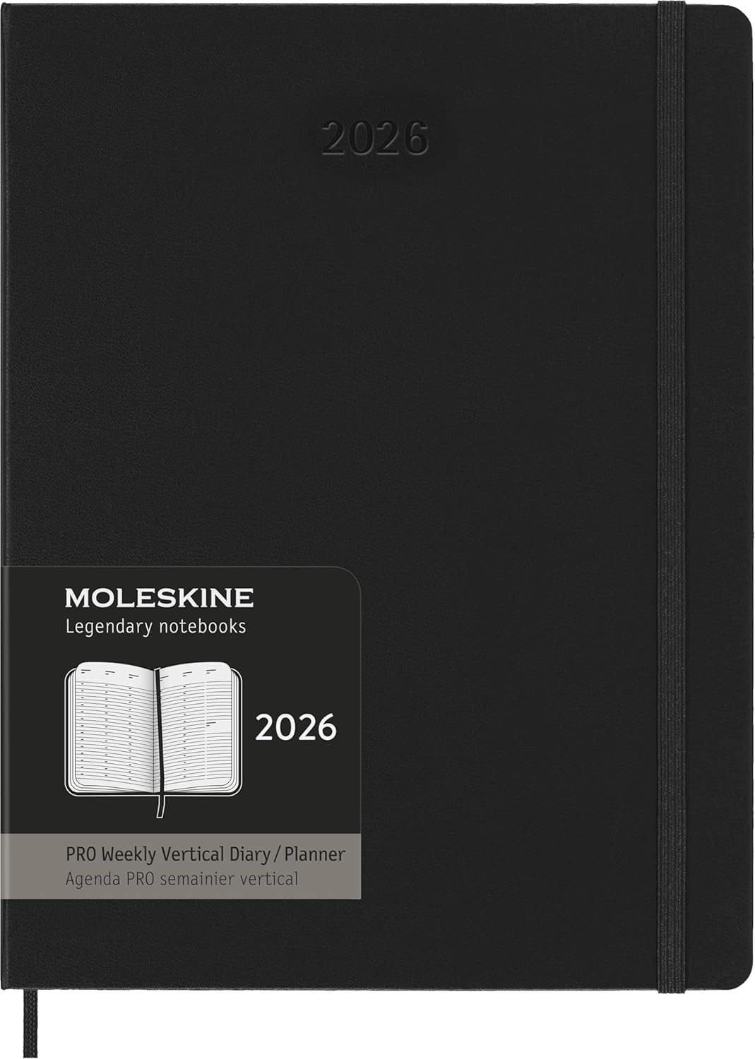 Detalle de Moleskine Planificador Semanal Pro 12 meses 19x25 cm
