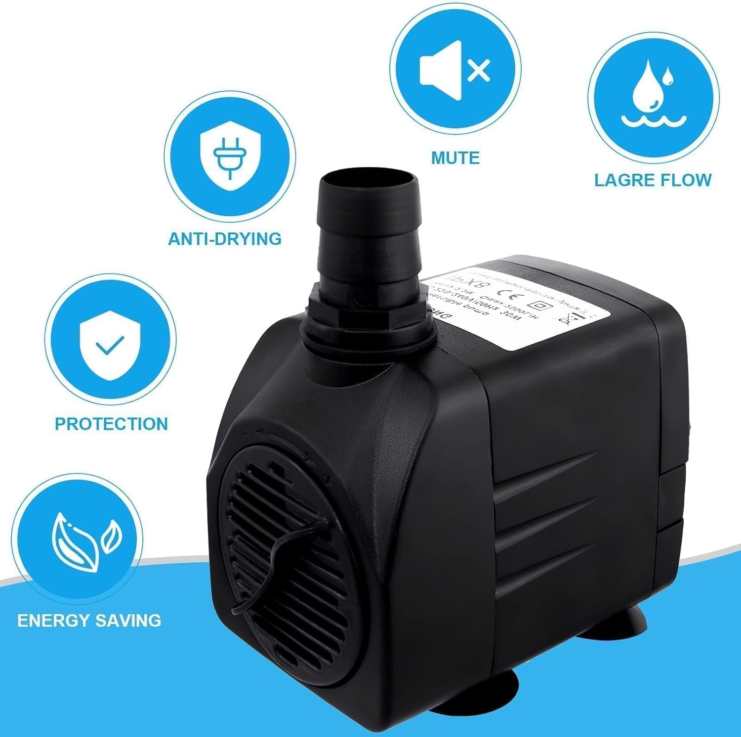 Thumbnail 1 de Awroutdoor submersible pump 30W 2500L/H