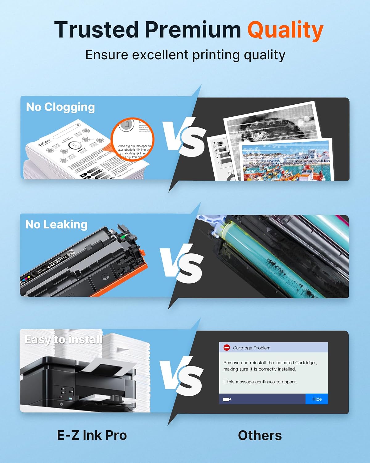 Thumbnail 4 de E-Z Ink Pro 414X Toner Cartridges 4-Pack with Chips, High-Yield Color Set