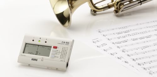 Detalle de KORG CA-50 accordatore cromatico con display leggibile e funzione Sound Out