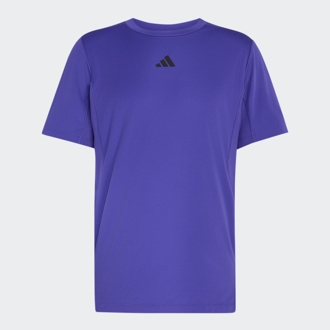 Detalle 2 de Camiseta D4T PrimeLift 3 STRIPES de Adidas en violeta