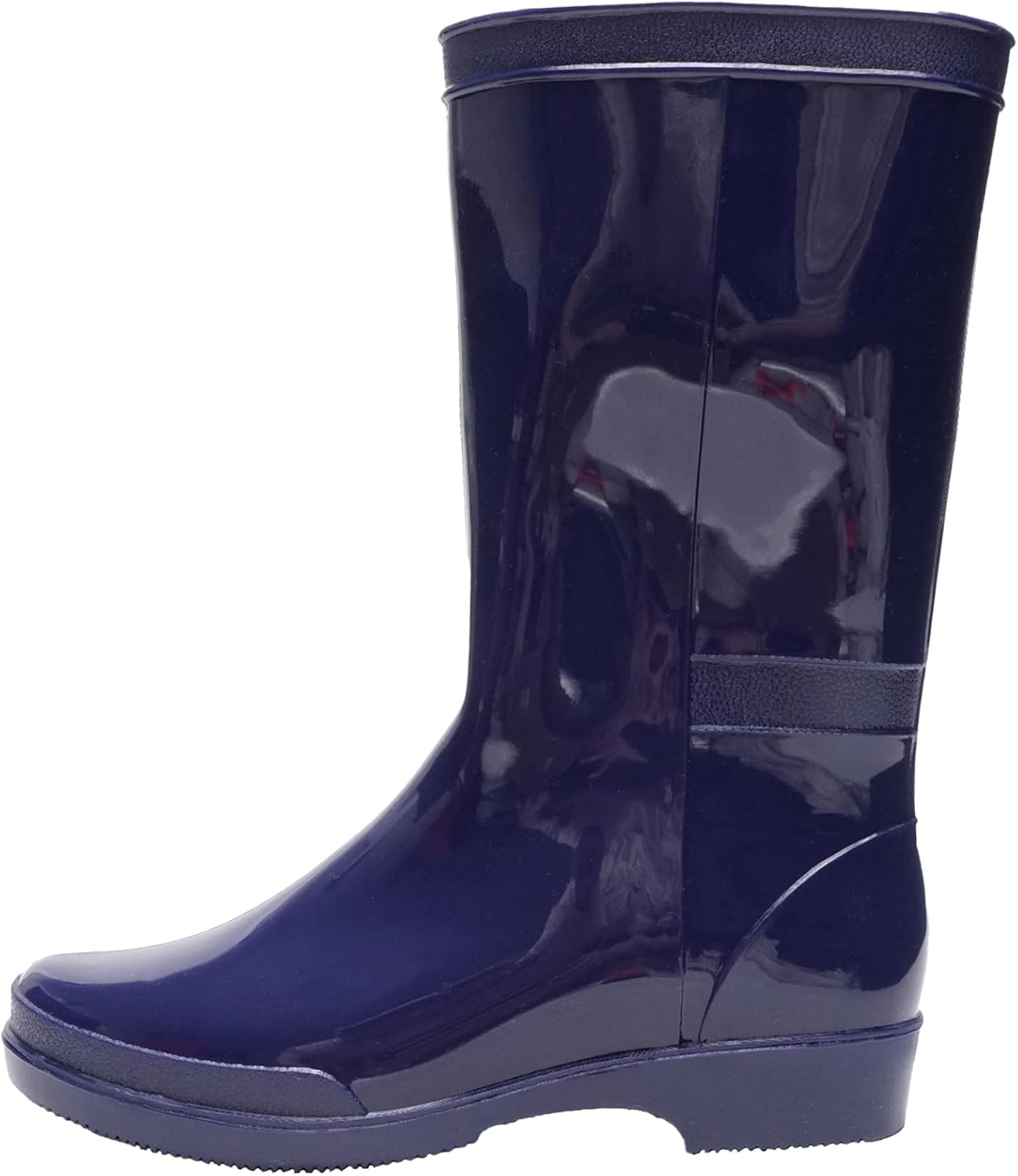 Detalle de JOMIX regenlaarzen voor dames, hoge pvc-laarzen met antislipzool