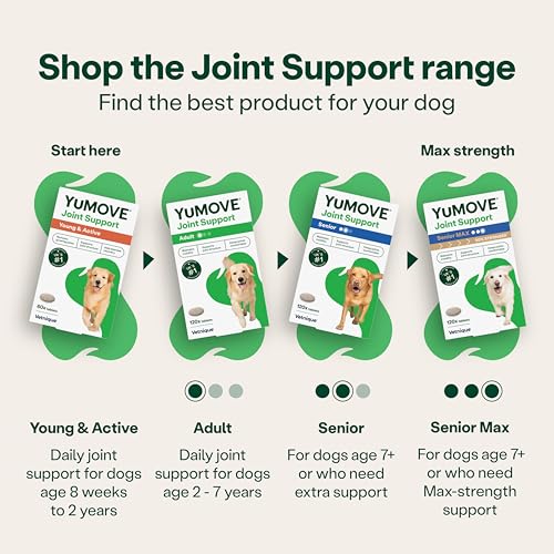 Thumbnail 8 de YuMOVE Joint Supplement for Dogs: Higher Strength Joint Care for Adult Dogs Aged 6–8 (120 Tablets)
