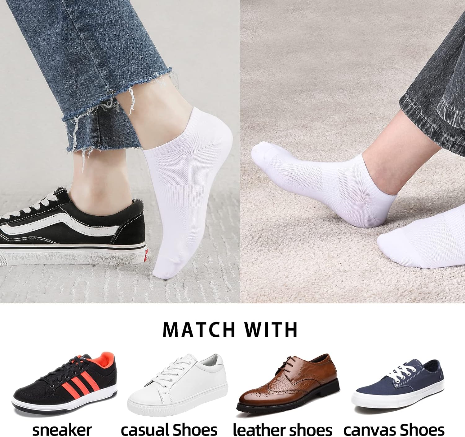Detalle 2 de inhees Ankle Socks, Size 7-9