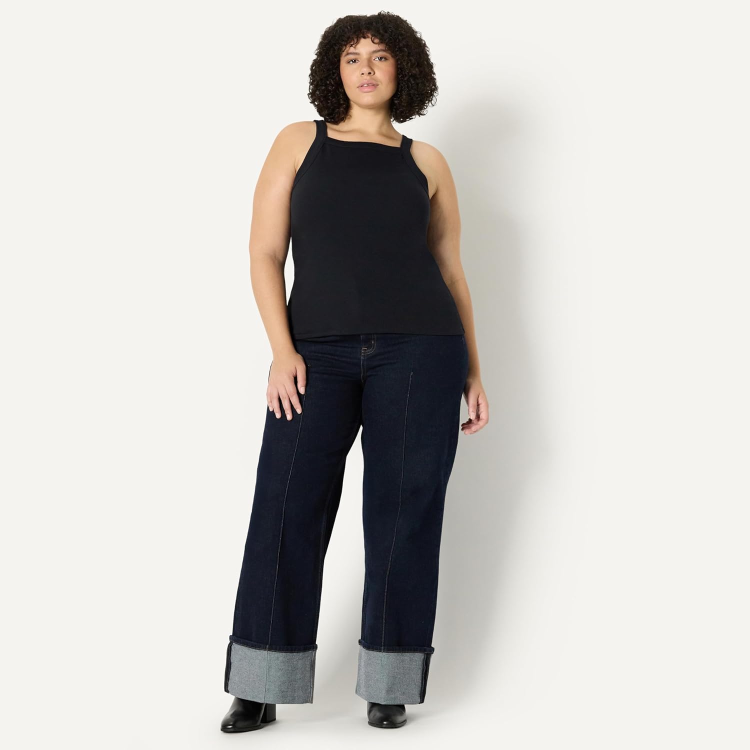 Thumbnail 6 de Amazon Essentials Damen Slim-Fit-Shirt mit hohem Kragen aus elastischem Rippstrick