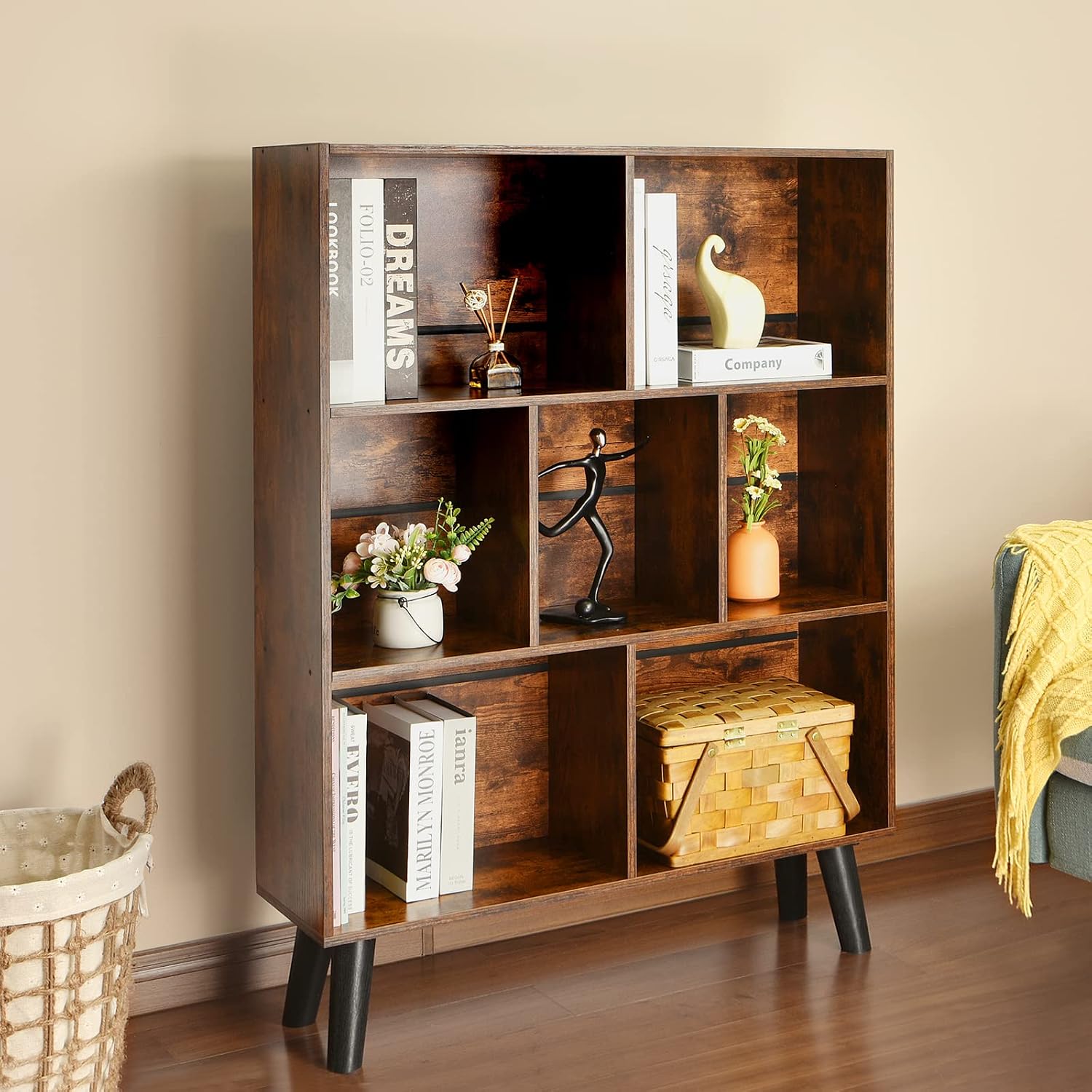 Thumbnail 3 de LEYAOYAO 3-Tier Bookshelf ⚙