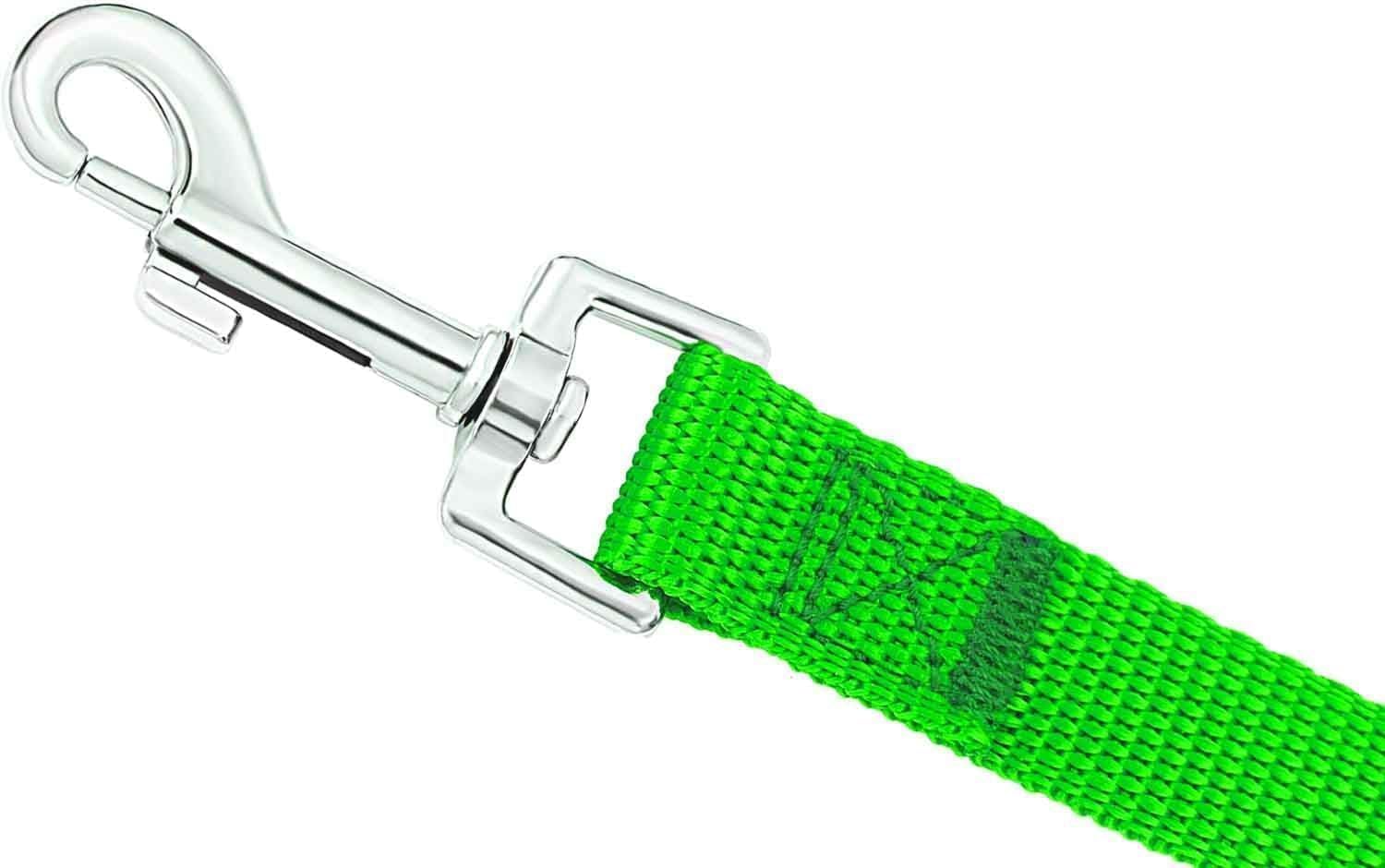 Detalle de AMAGOOD 100-Foot Dog Training Leash, Green Braided Line, 3/4-Inch Wide