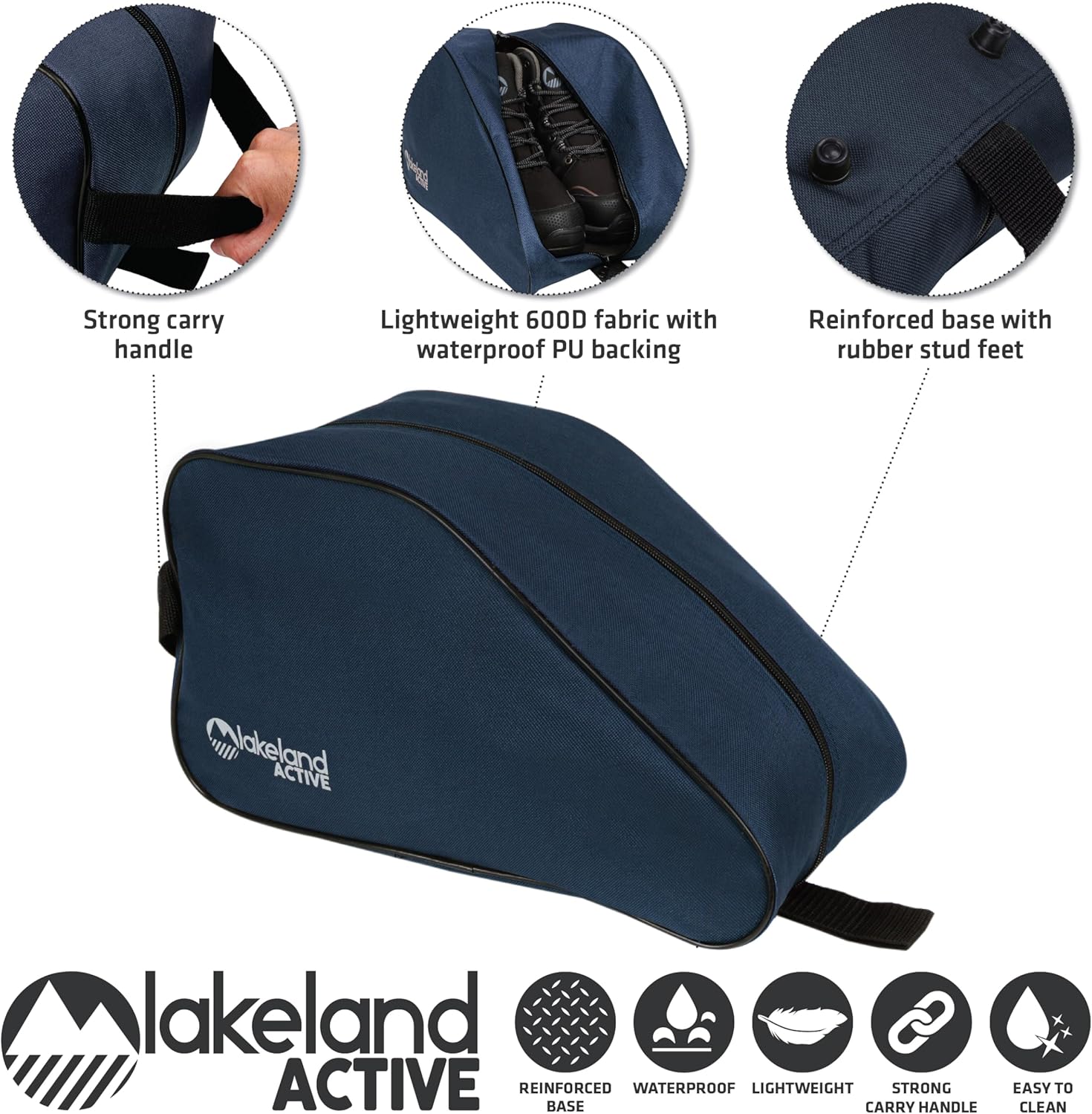 Thumbnail 1 de Lakeland Active Mosedale Waterproof Walking Boot Bag – Navy
