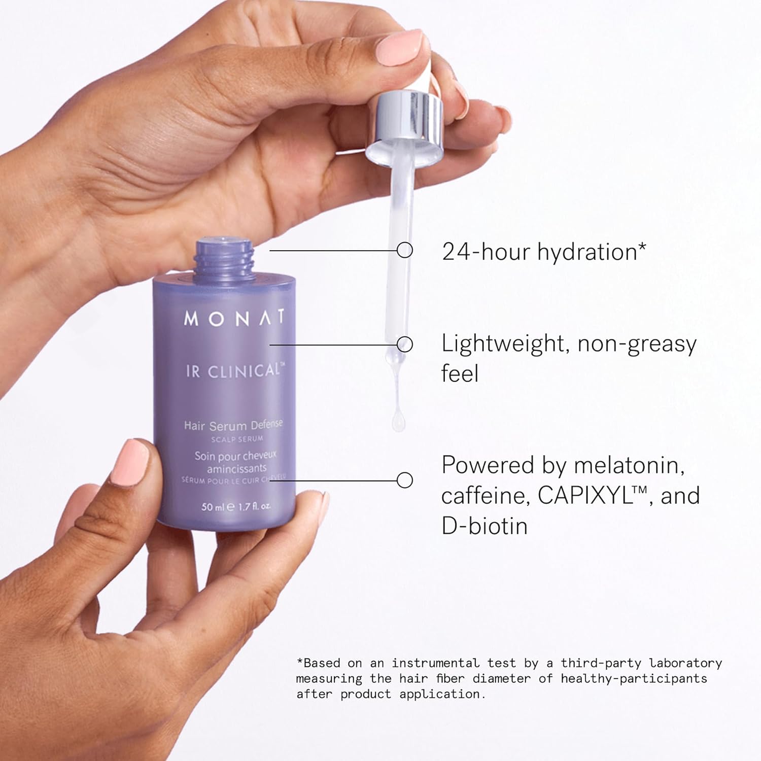 Detalle 2 de MONAT IR Clinical Hair Thinning Defense Serum 92%