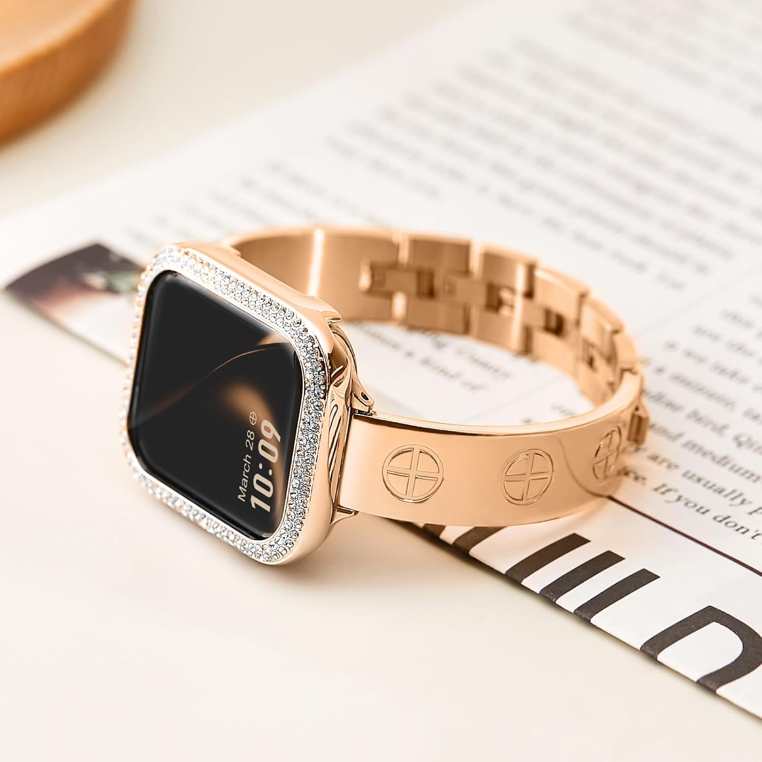 Detalle de Stainless steel Apple Watch straps 316L