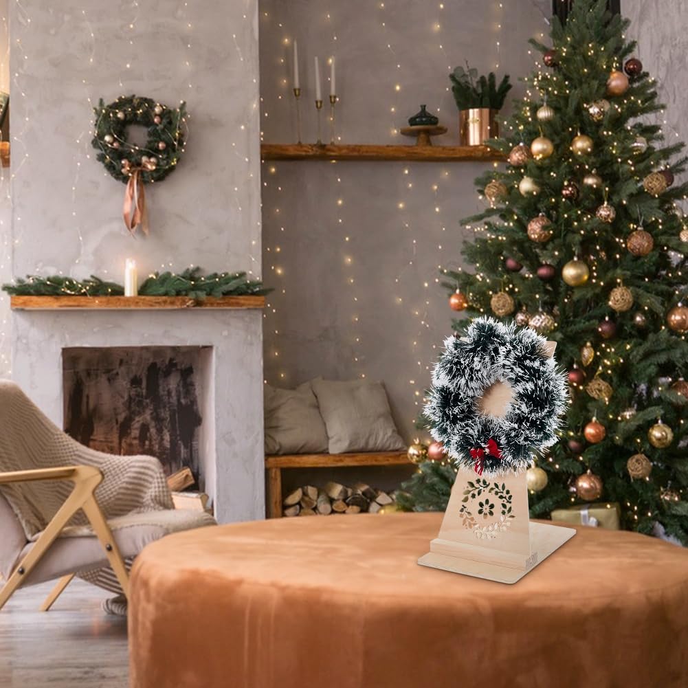 Thumbnail 4 de PH PandaHall Kranzständer aus Holz – Kranzstaffelei Halter für Weihnachtskränze und Girlanden