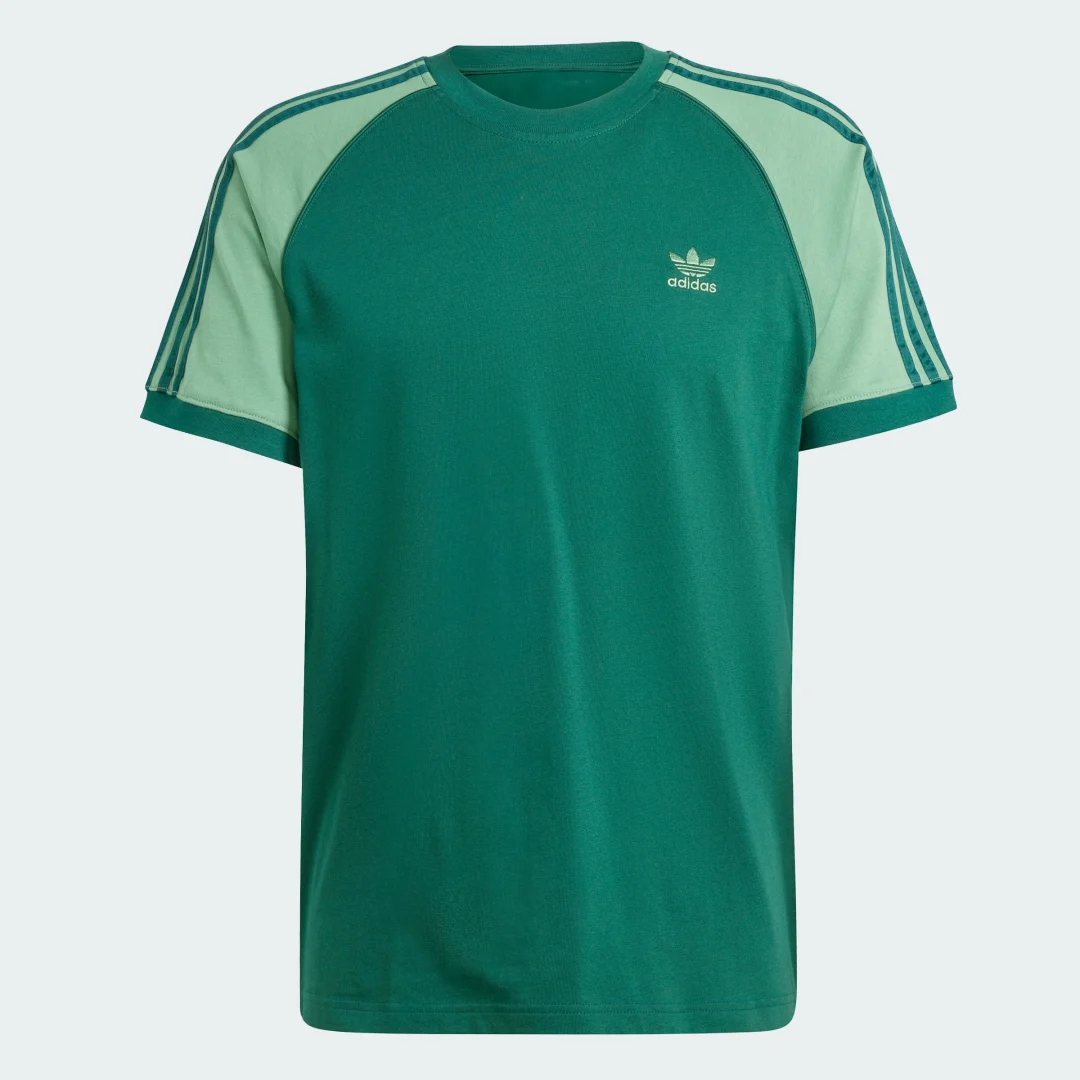 Detalle 2 de Camiseta Colourblocked 3 bandas de Adidas