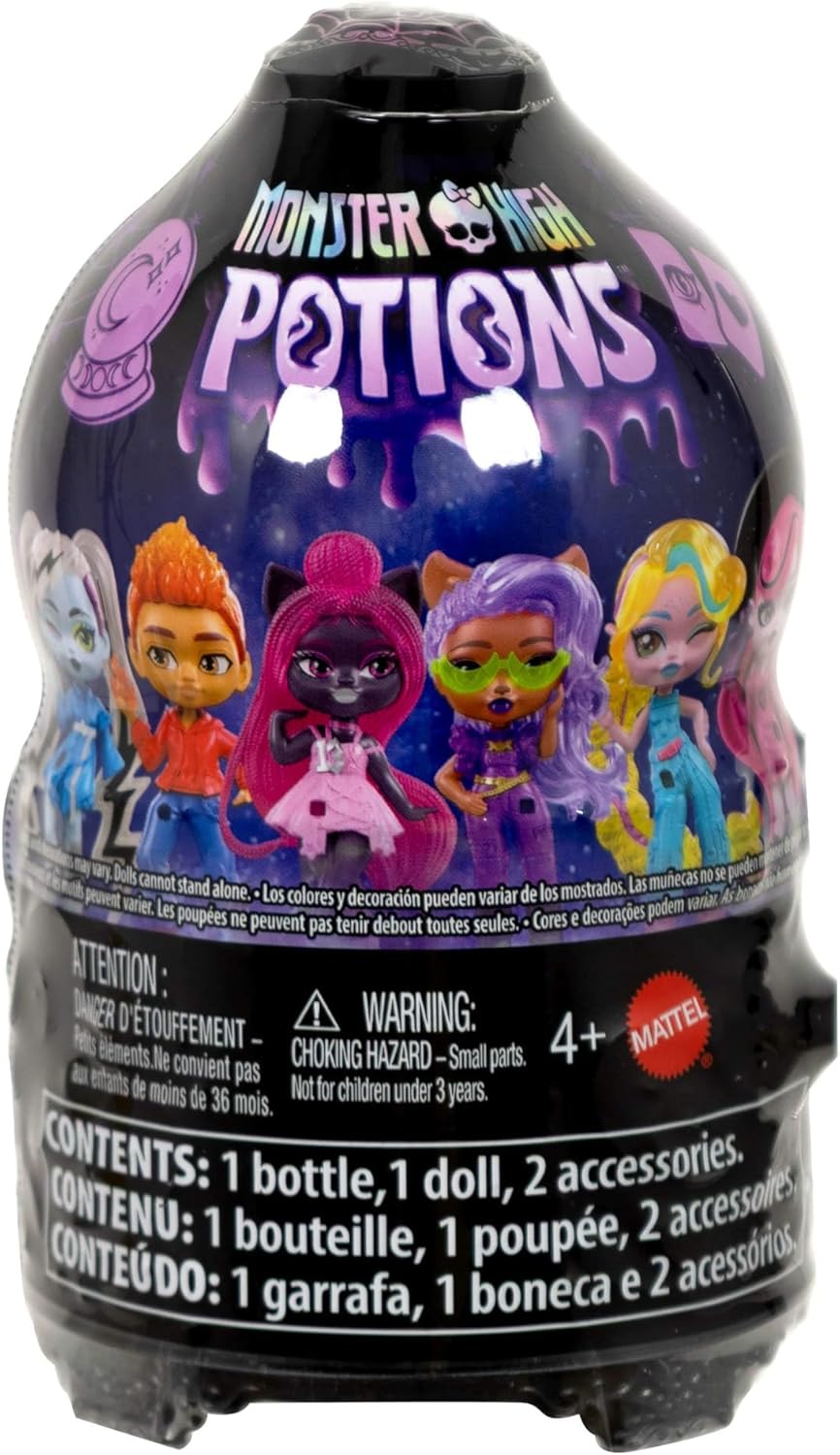 Thumbnail 5 de Monster High Potions – Sfera di Cristallo (JCX99), mini bambola a sorpresa con effetto cambia colore in acqua e accessori