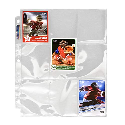 Thumbnail 6 de Asmodee - ULTRA PRO Silver Series Feuilles de Classeur Pour Cartes à Collectionner (100 pages, 9 poches par page, 1800 cartes) - Compatible Pokémon, Magic, Yu-Gi-Oh