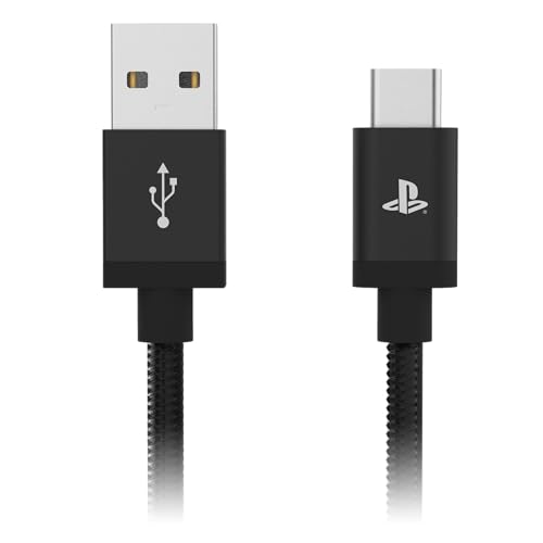Thumbnail 1 de HORI Câble de chargement USB pour la manette DualSense PS5 – Licence officielle Sony, 3 m