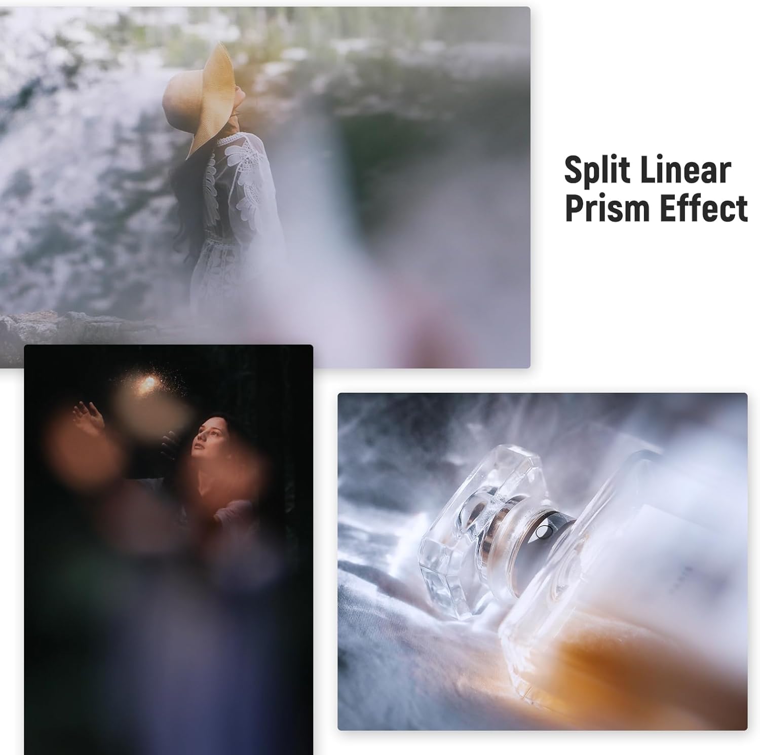 Thumbnail 5 de Neewer 79mm Half-Domed Split Diopter Effect Filter Prism with Hand Grip