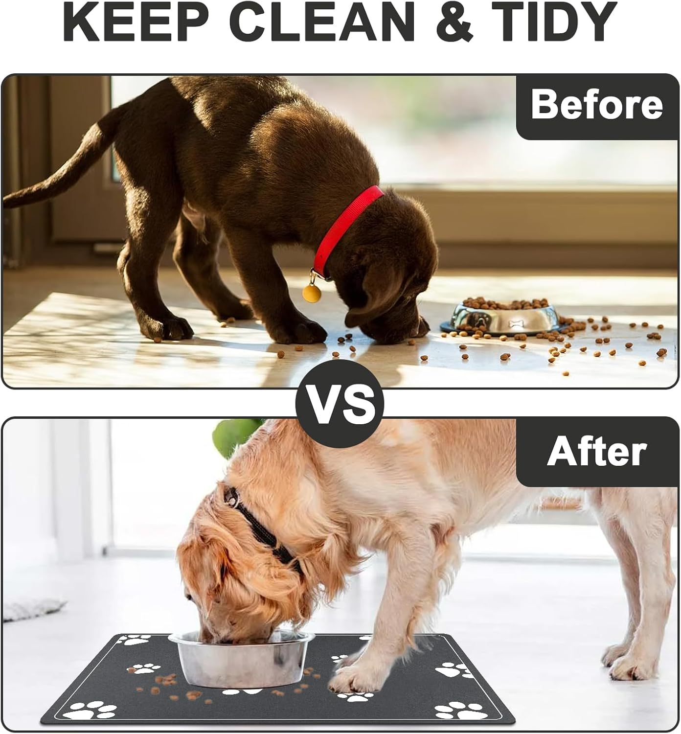 Thumbnail 2 de Mavicen Diatomite Pet Feeding Mat 40 × 60cm (Dark Gray)