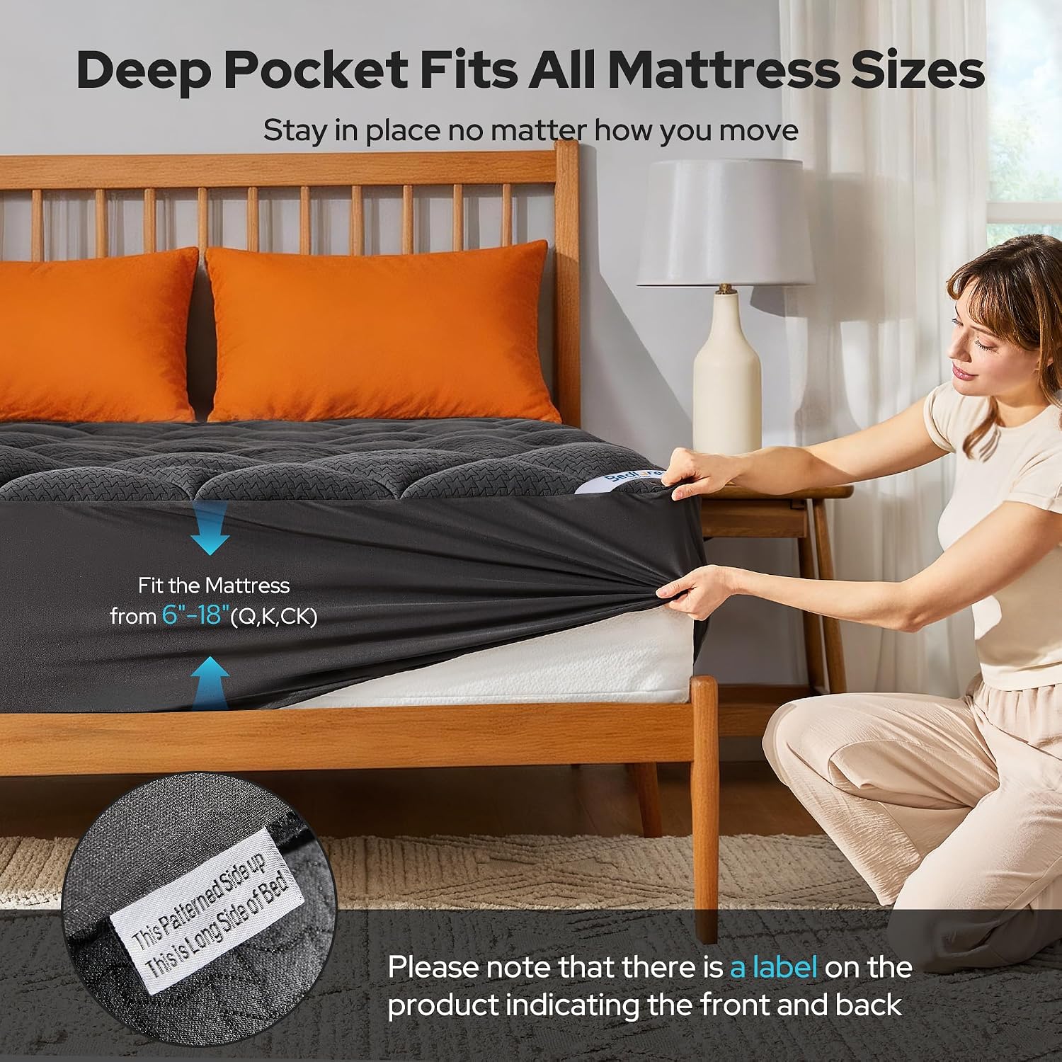 Detalle 2 de BEDLORE King Mattress Protector