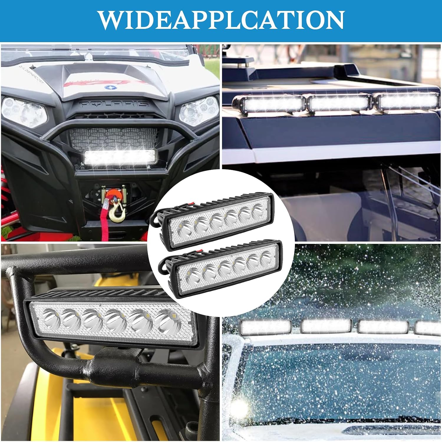Thumbnail 6 de Indrnif CX-03301-CX LED-werklampen, 2 stuks, 18 W, 12 V en IP67