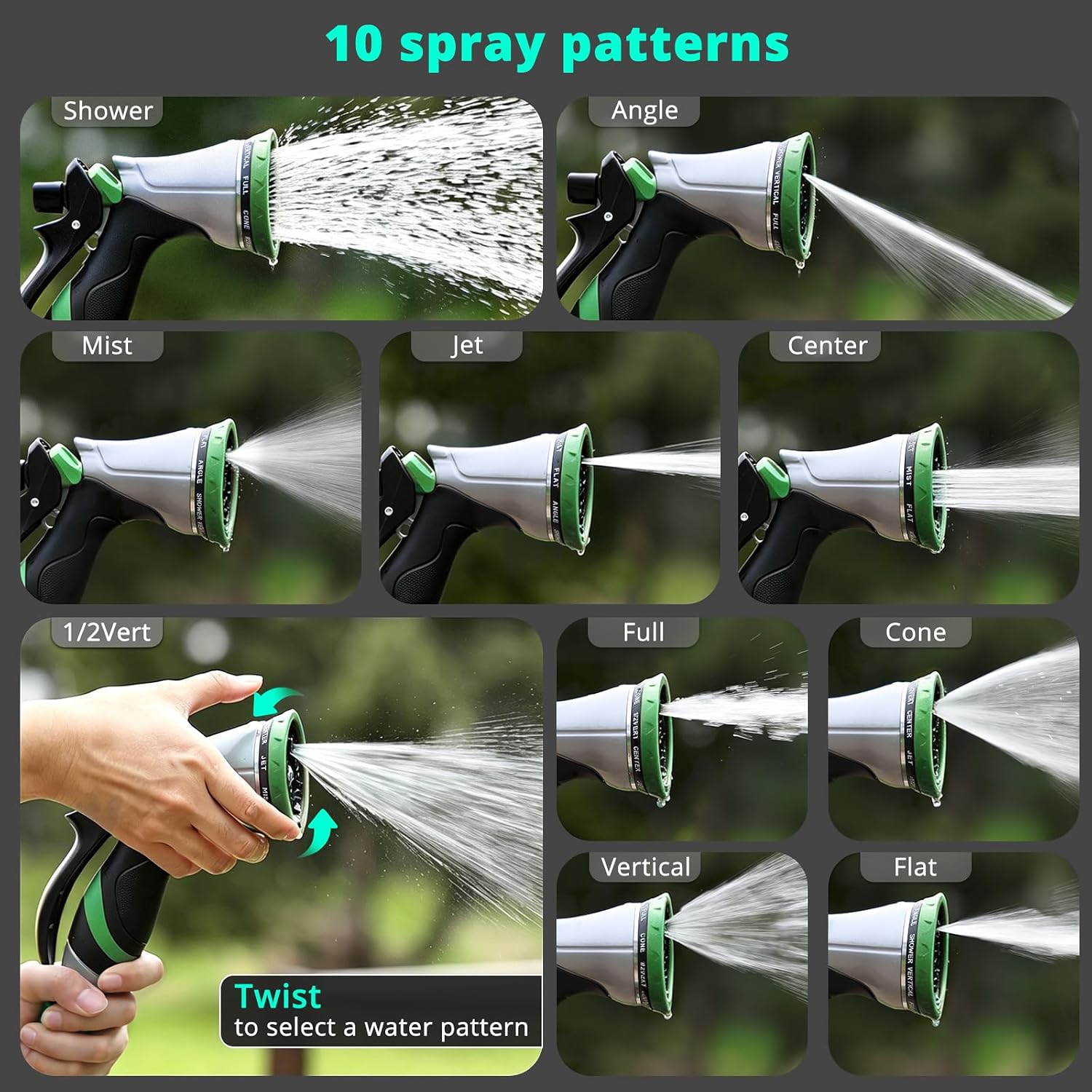 Detalle 2 de QUOBAS Metal Garden Hose Nozzle
